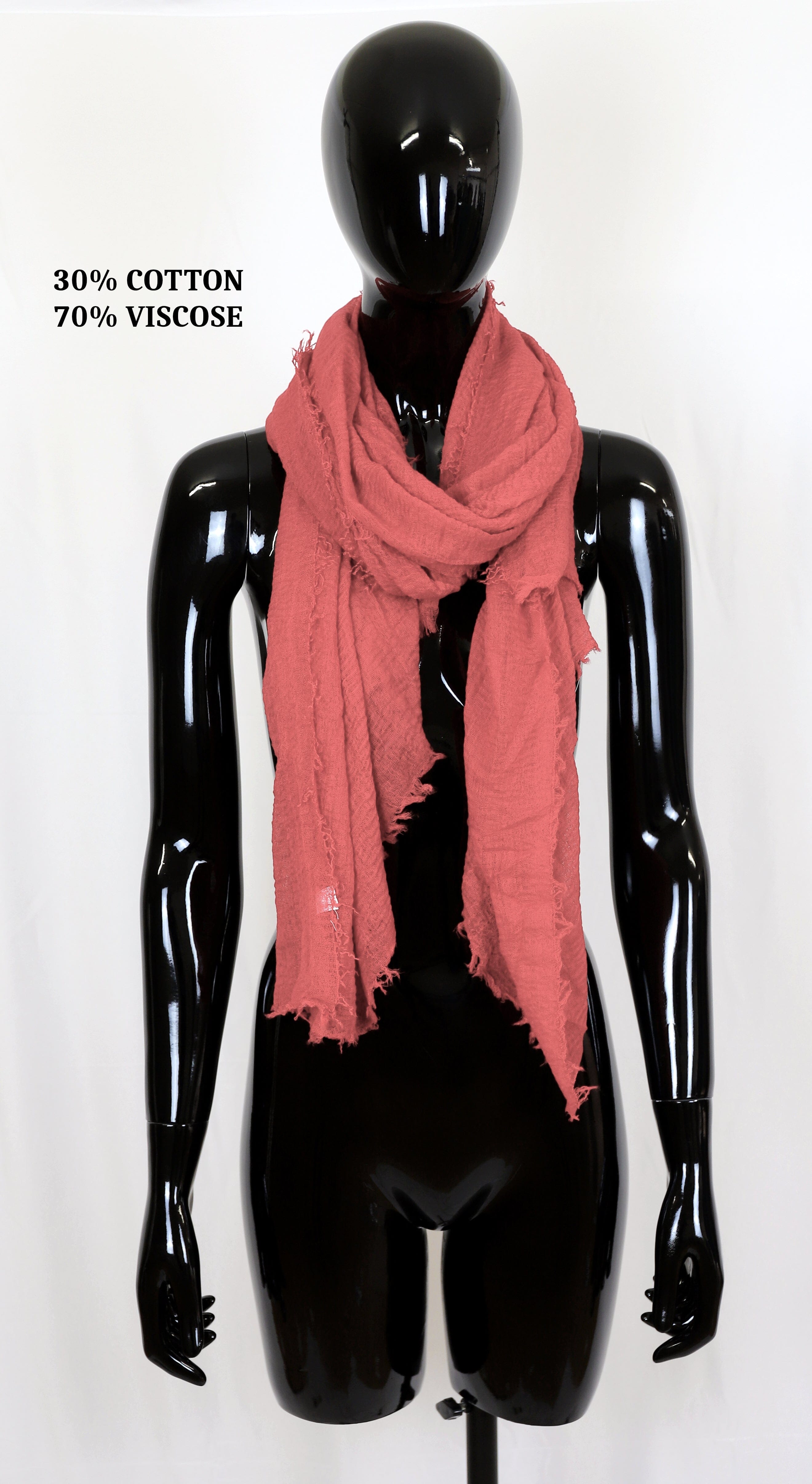 Foulard Echarpe Froissé Cache Cou Femme / Homme foulard