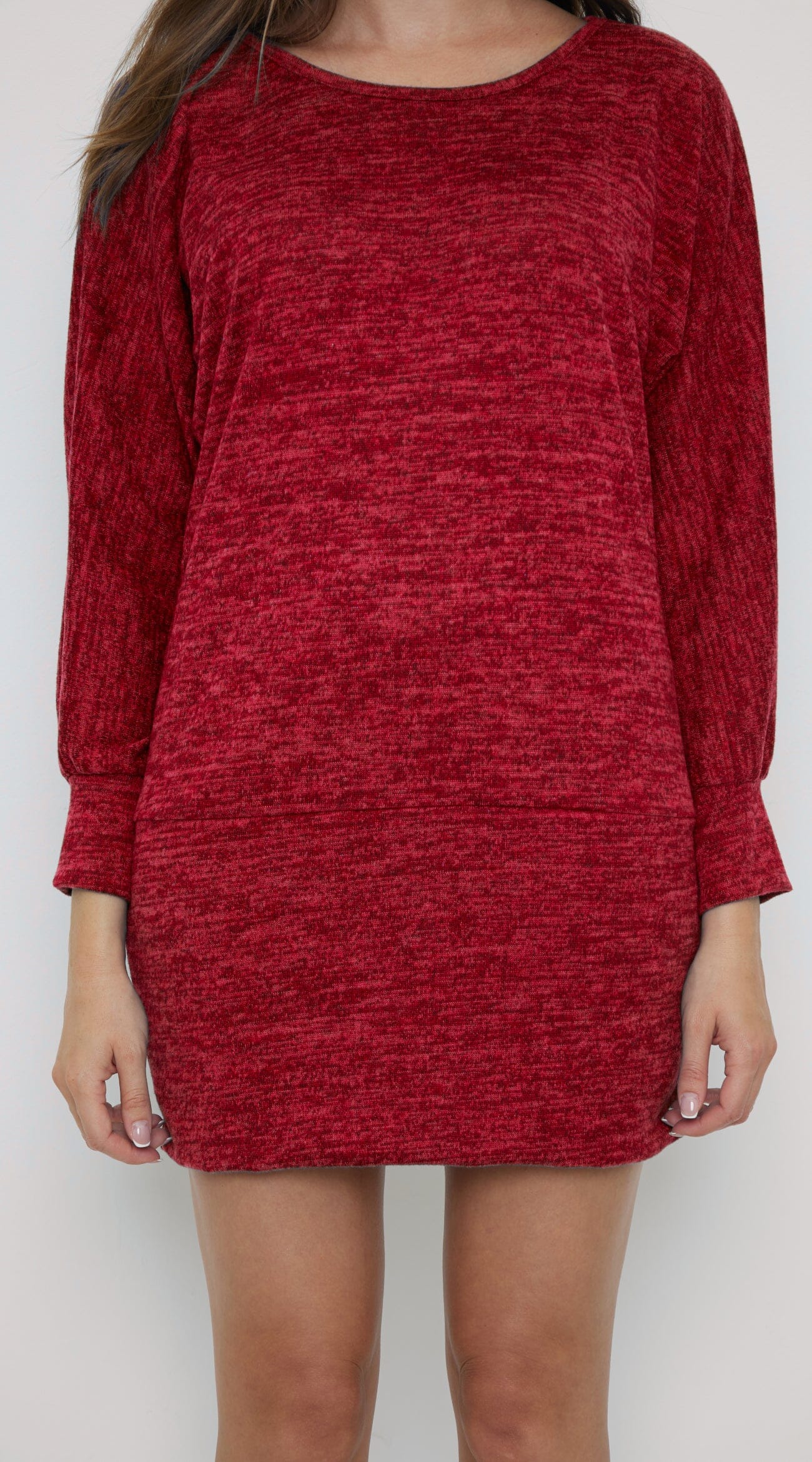 Robe pull Rouge Robe