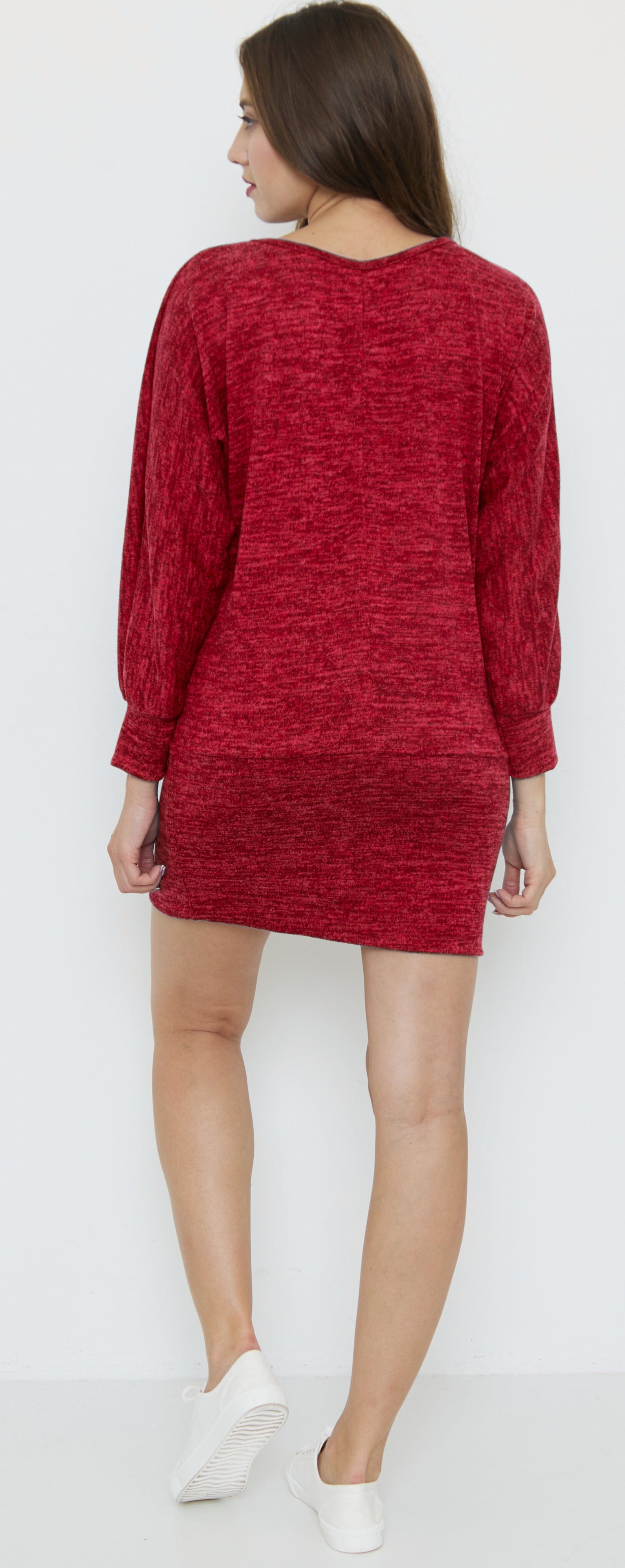 Robe pull Rouge Robe