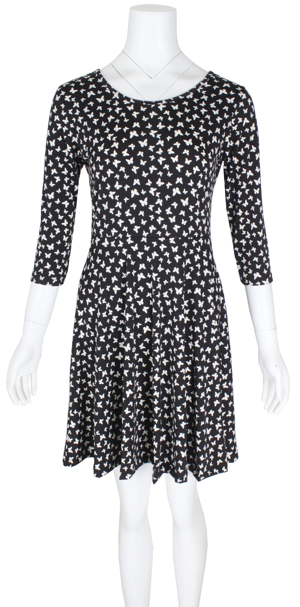 Robe imprimé Manches 3/4 Robe