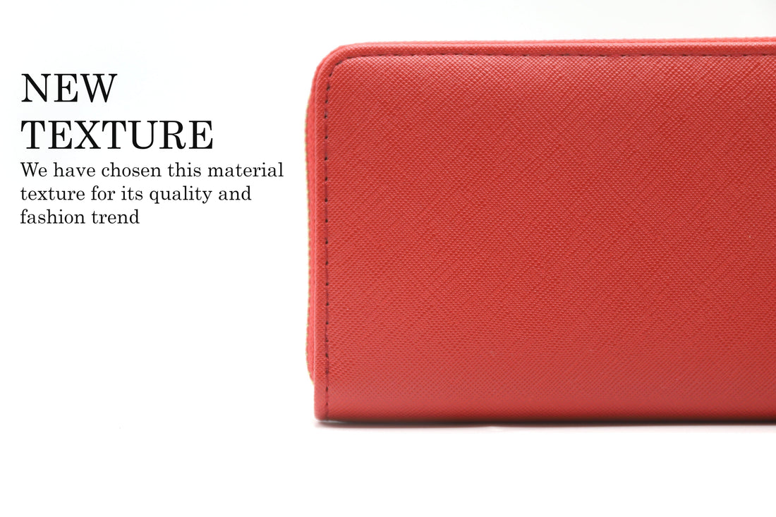 Portefeuille Rouge femme Porte Monnaie