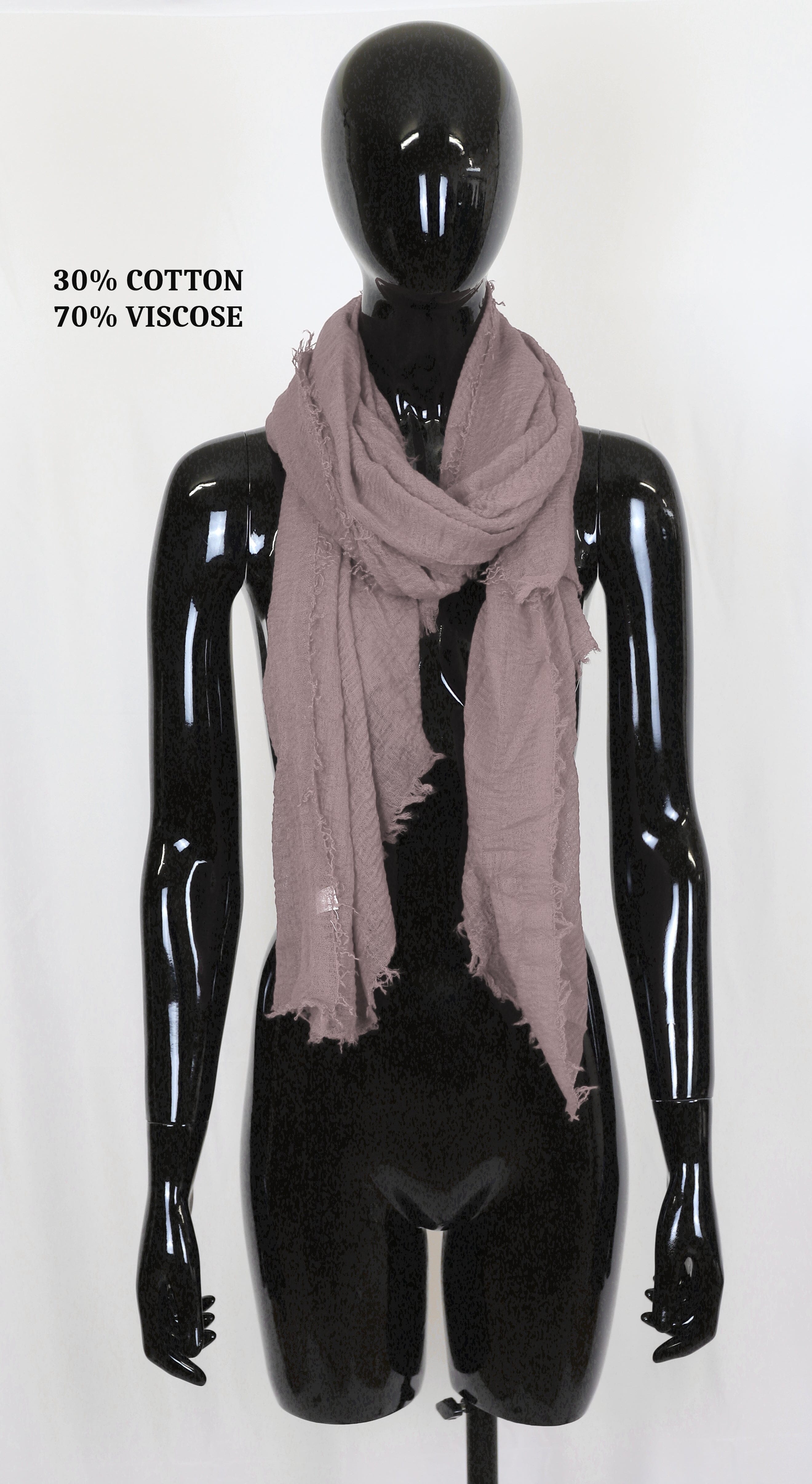 Foulard Echarpe Froissé Cache Cou Femme / Homme foulard