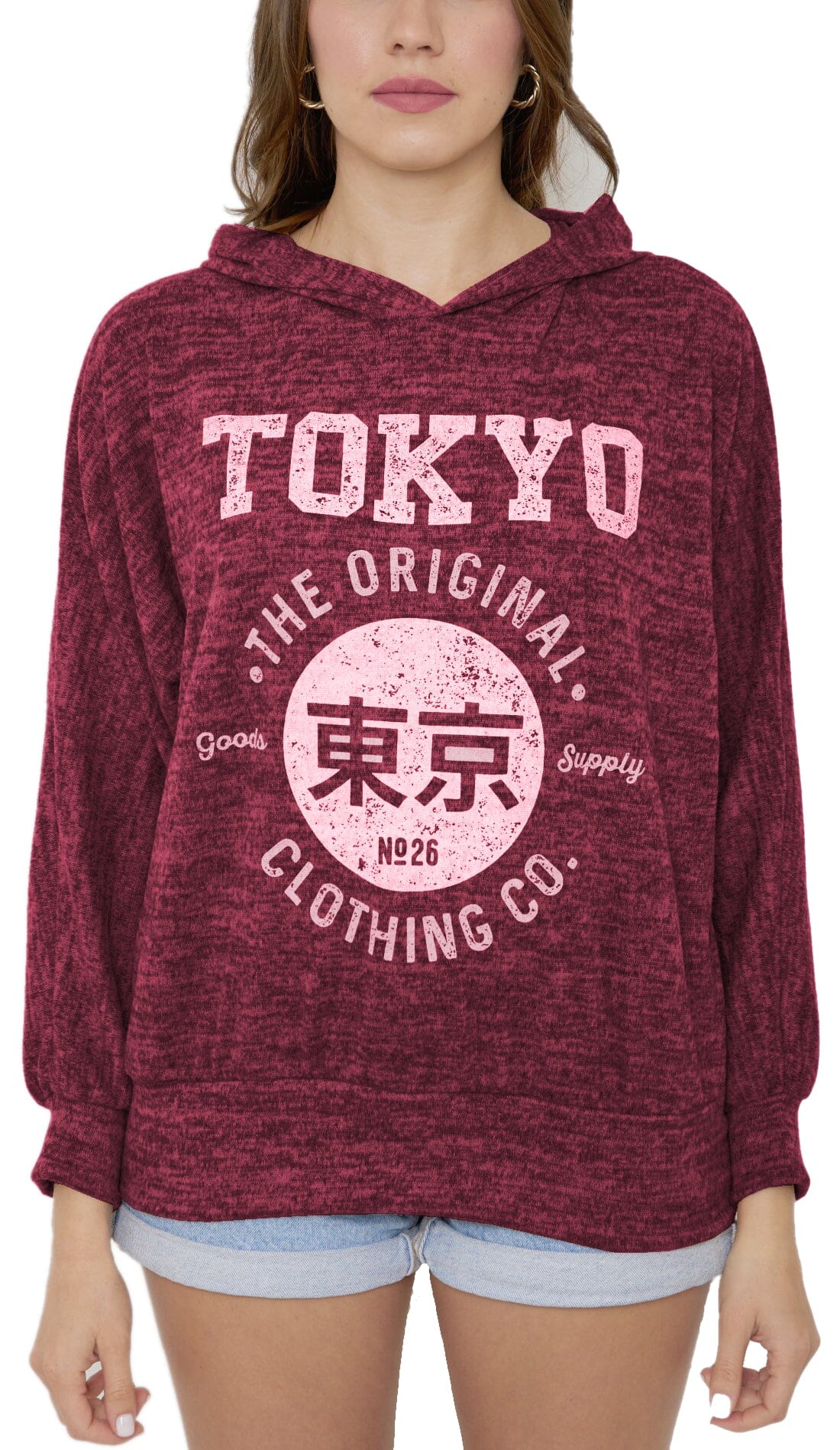 Sweat-Pull Style Oversize imprimé avec Capuche sweat-pull