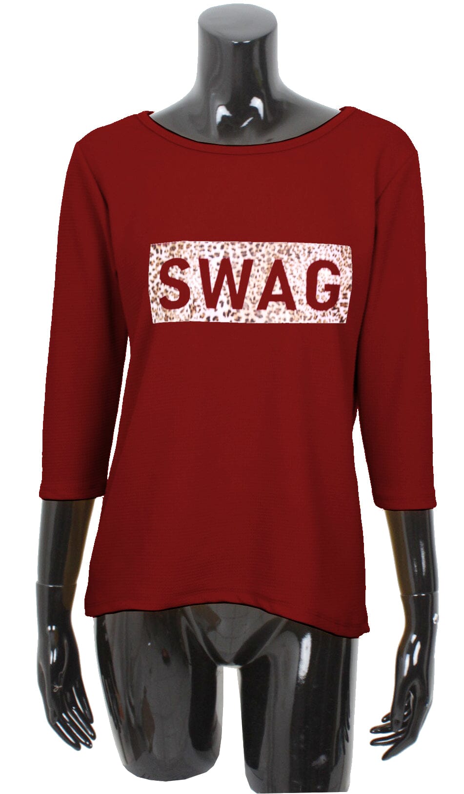 Haut imprimé manches 3/4 haut