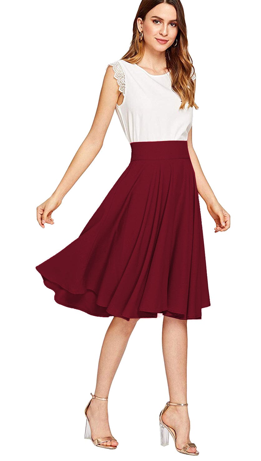 Jupe Midi grande taille jupe