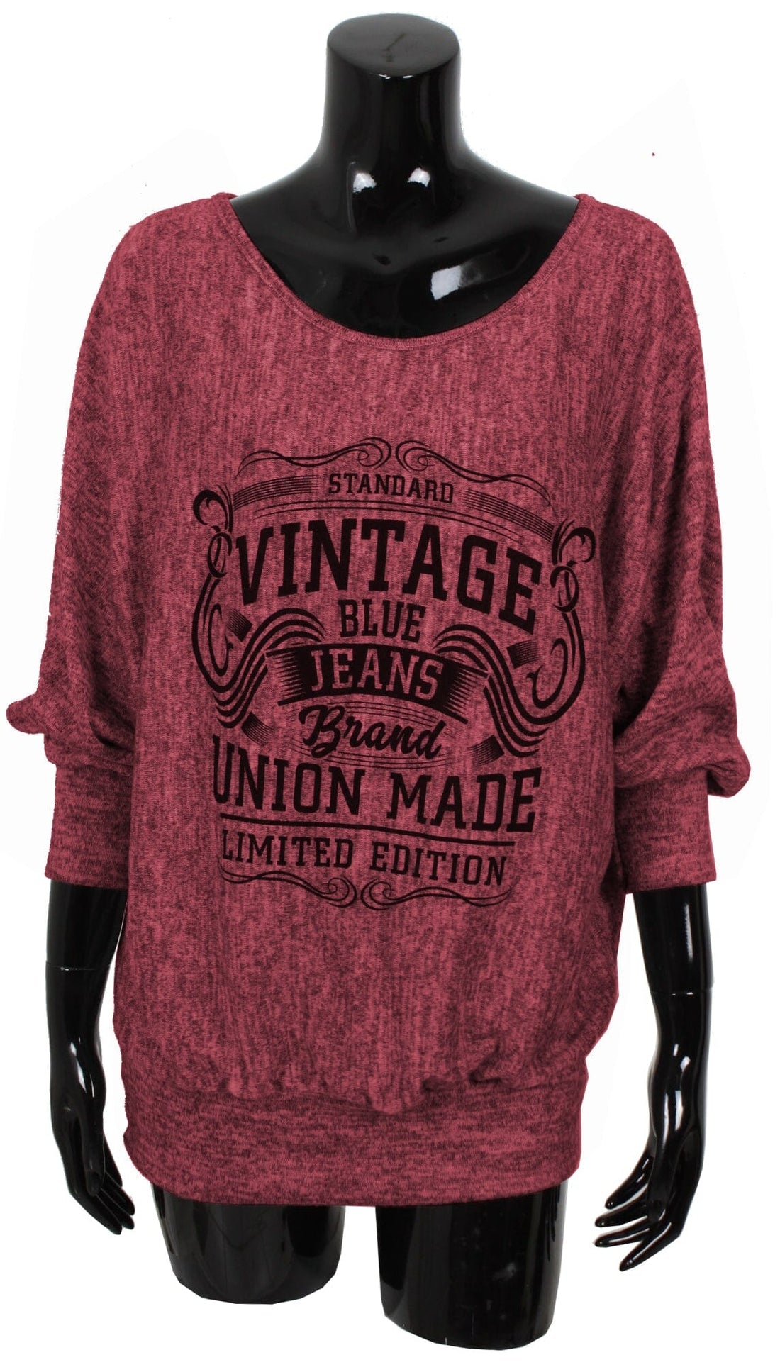 Pull fine imprimé sweat-pull