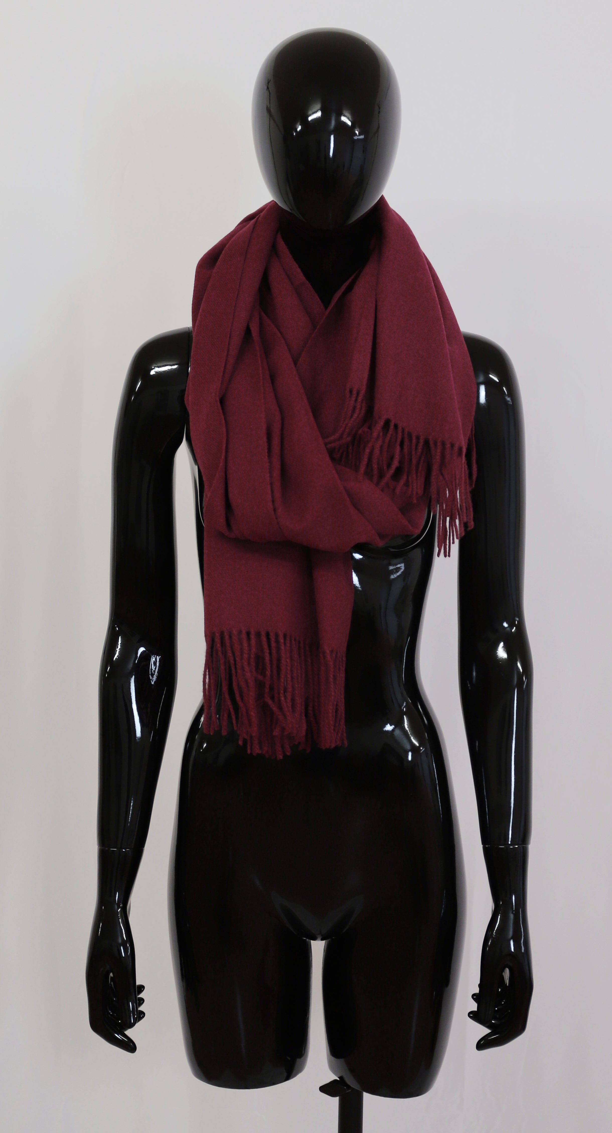 Echarpe à frange Douce mélange Cachemire Laine foulard