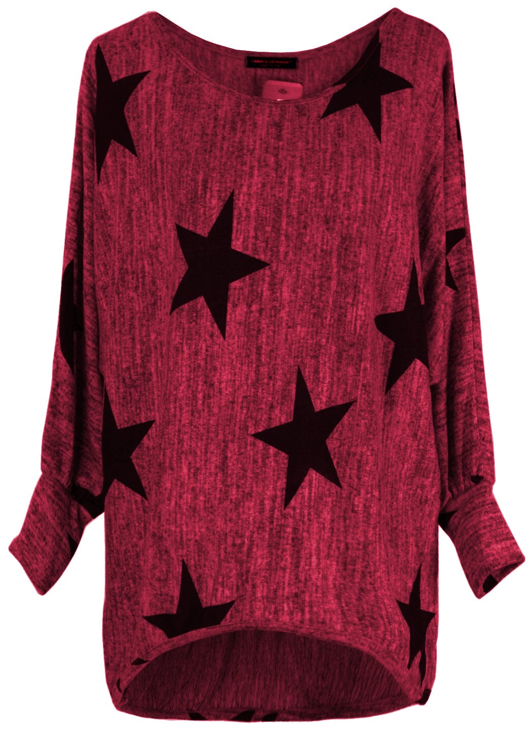 Pull oversize imprimé femme pull