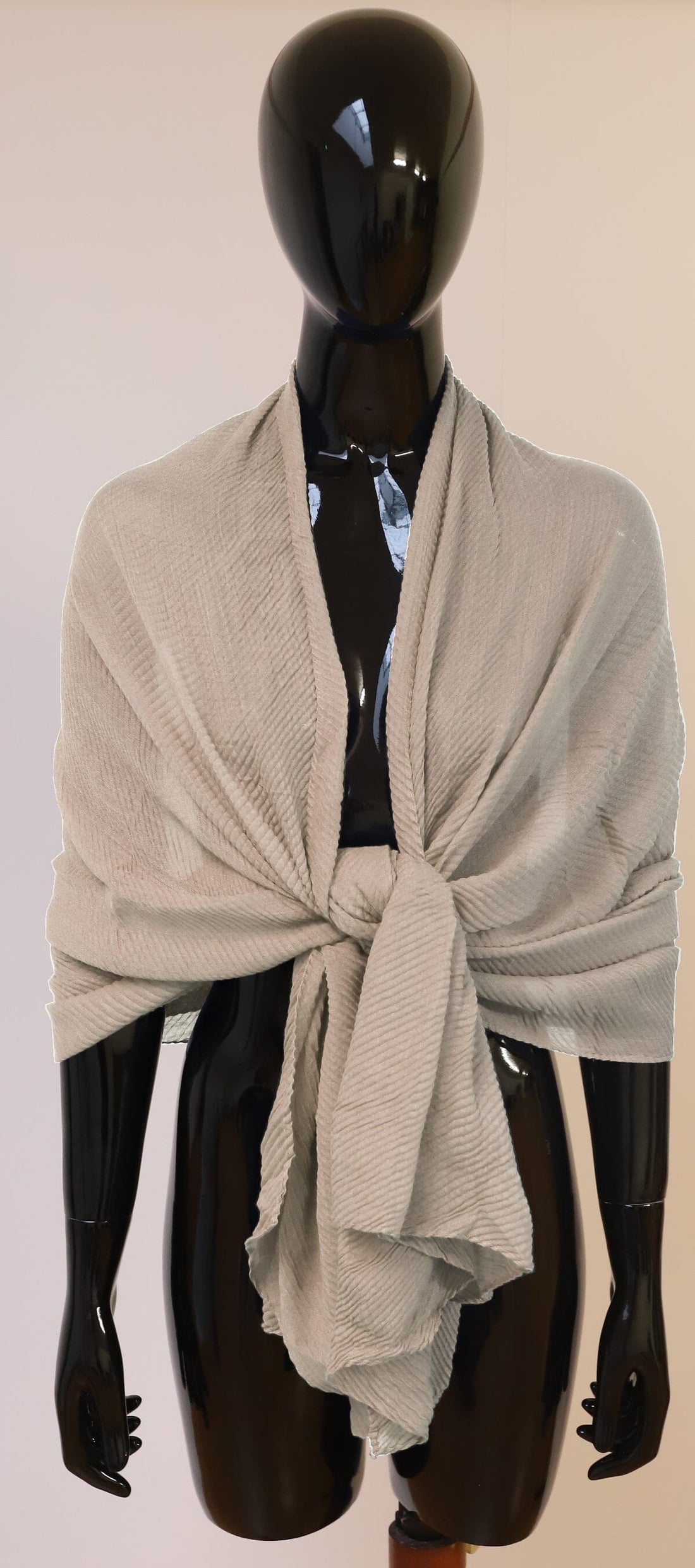 Chèche plissé foulard