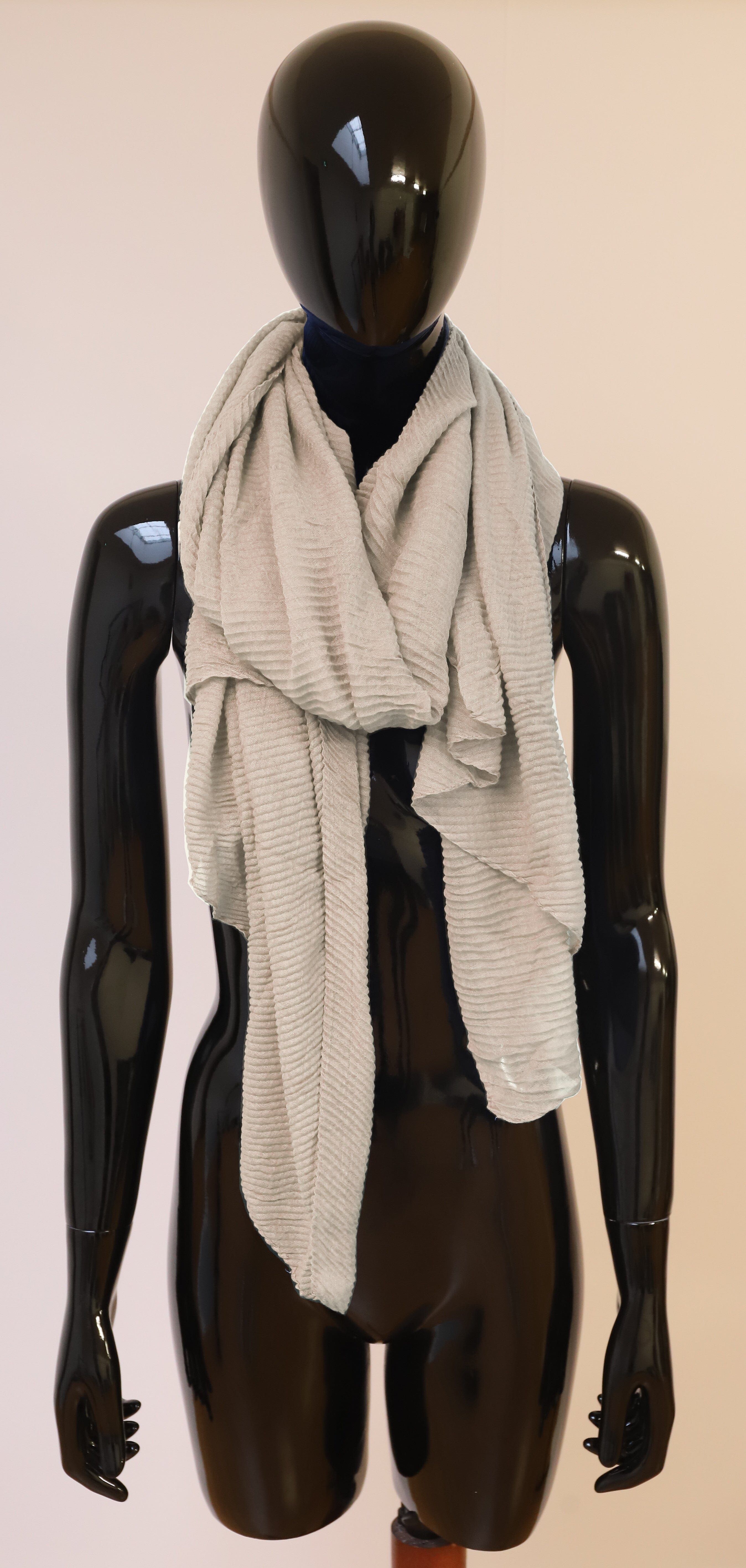 Chèche plissé foulard