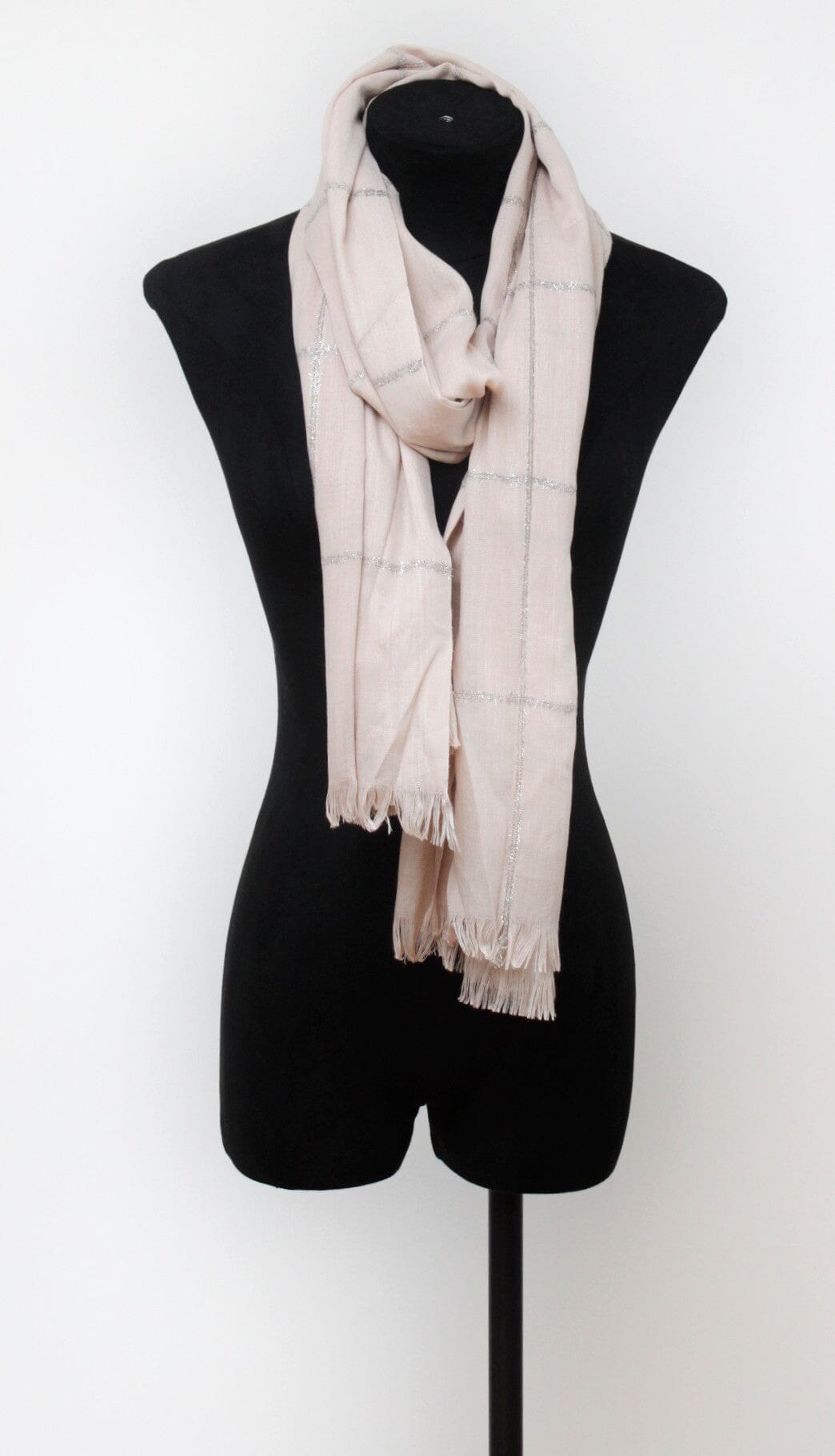 Echarpe Carreaux Pailletée foulard