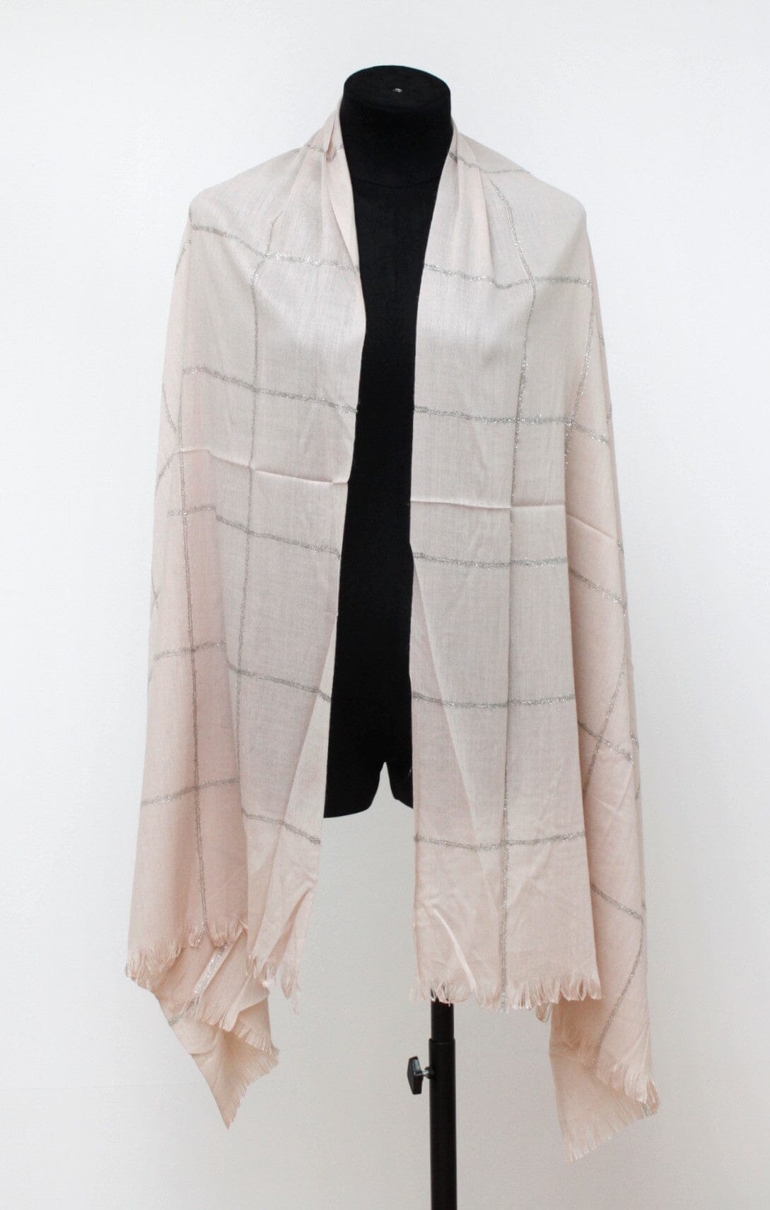 Echarpe Carreaux Pailletée foulard