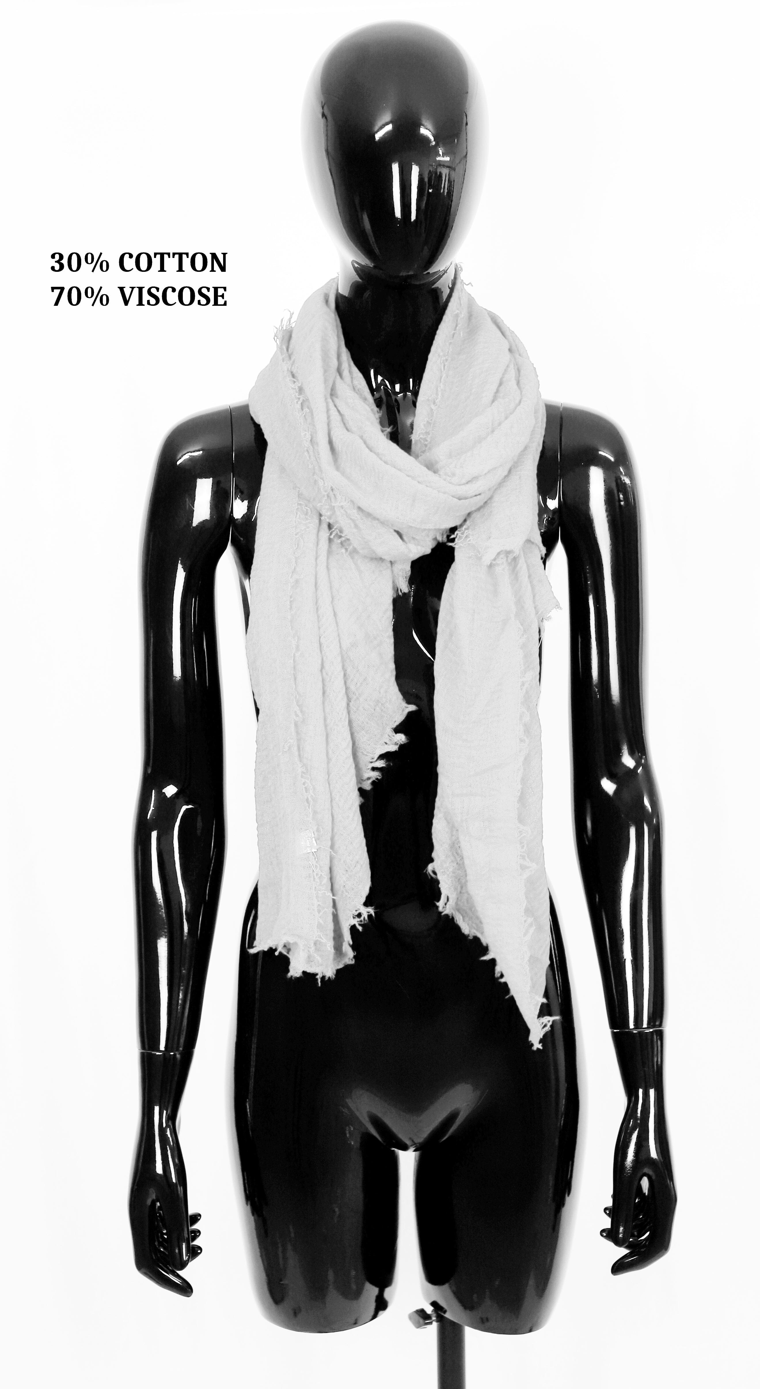 Foulard Echarpe Froissé Cache Cou Femme / Homme foulard