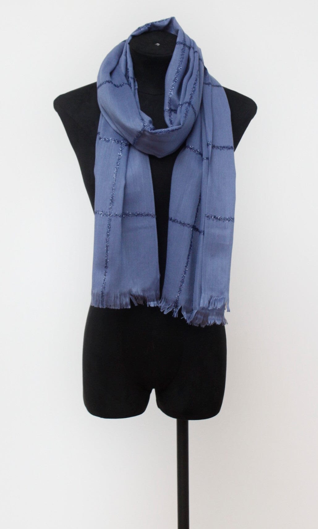 Echarpe Carreaux Pailletée foulard