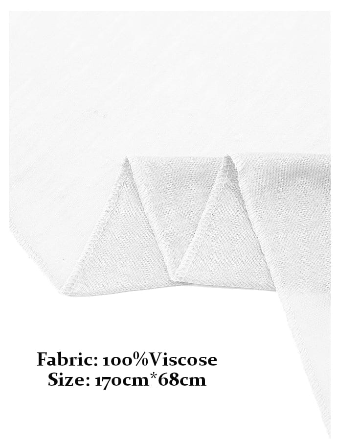 Echarpe blanc femme foulard