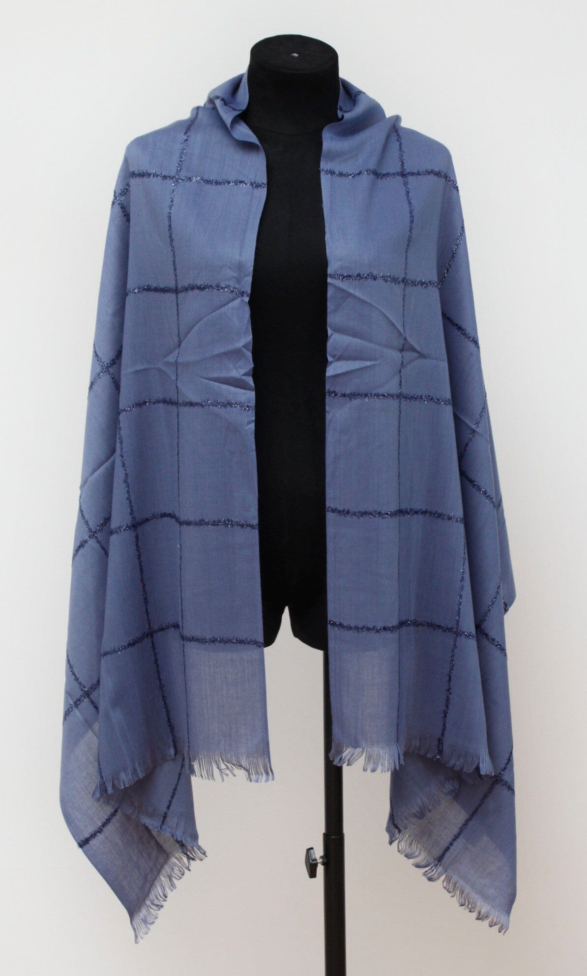 Echarpe Carreaux Pailletée foulard