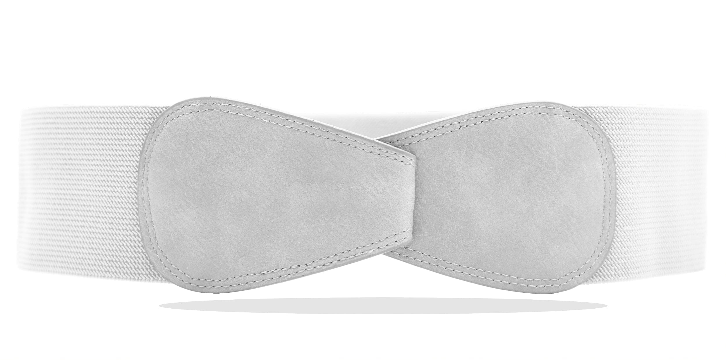 Ceinture OBI en cuire (Blanc) - Femme ceinture