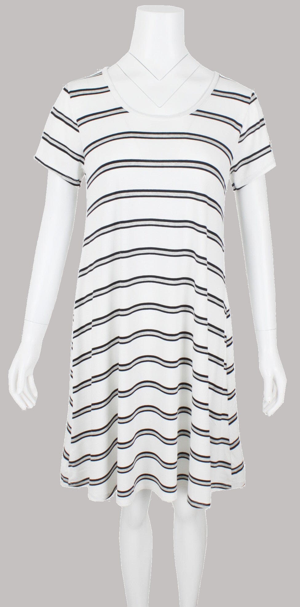 Robe rayure dos troué Robe