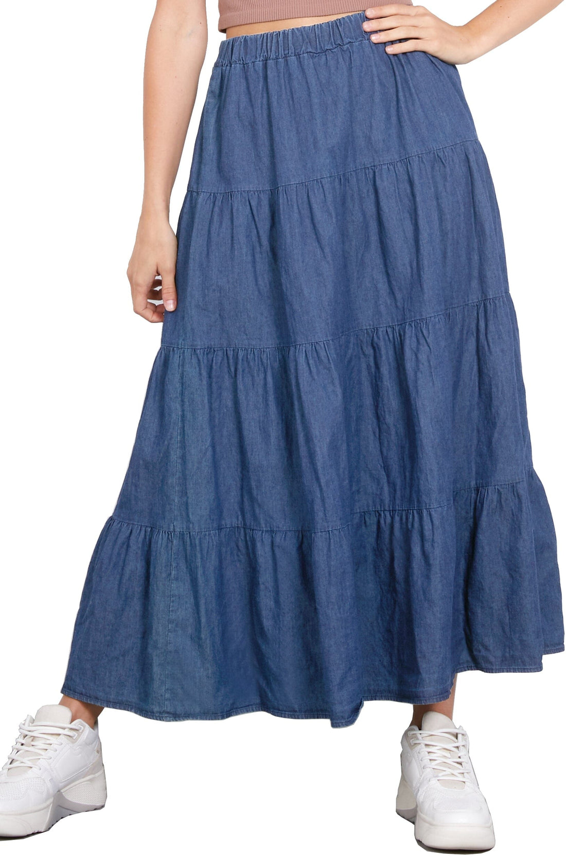 Jupe midi coton jupe