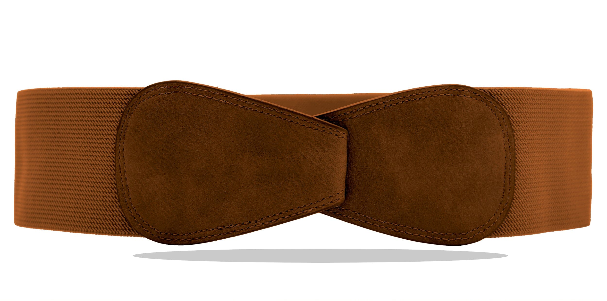 Ceinture OBI en cuire (Camel) - Femme ceinture