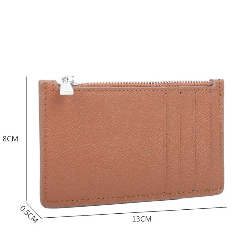 Porte Carte Monnaie avec Zip Porte Monnaie