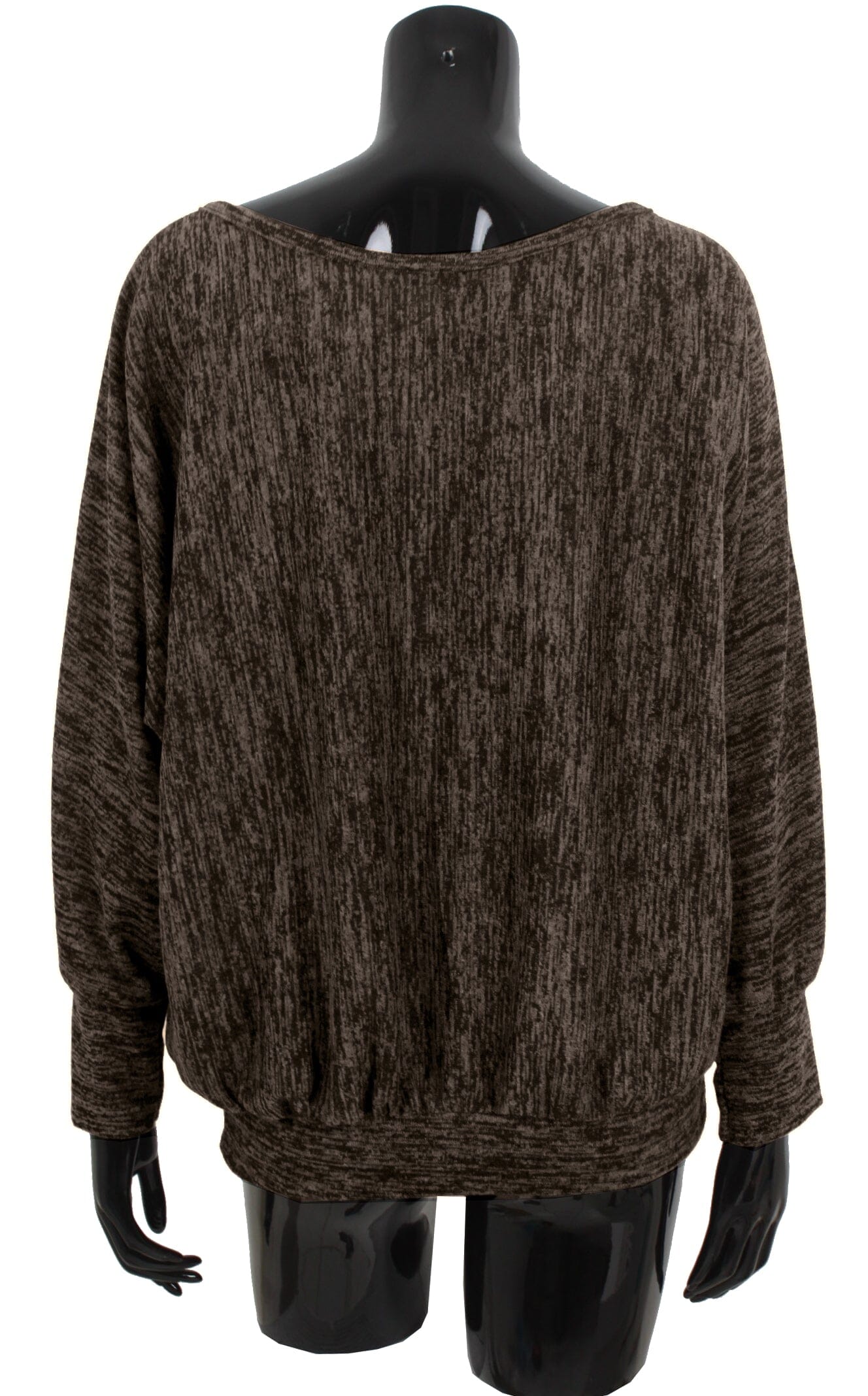 Pull imprimé manches chauve souris sweat-pull