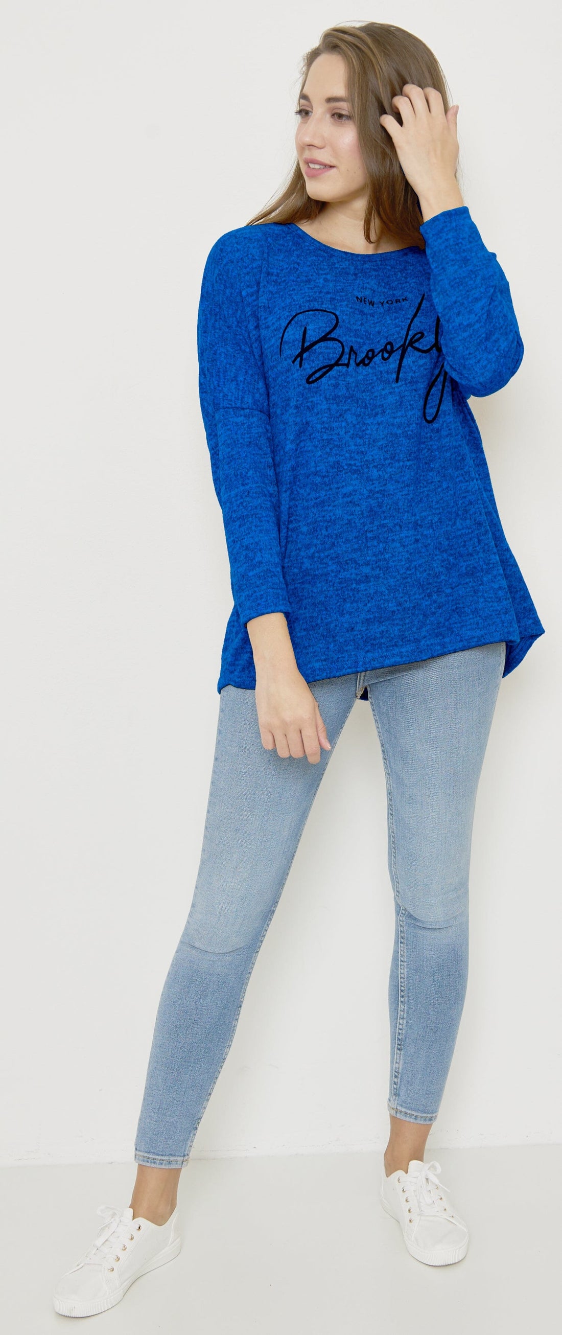 Sweat-Pull Style Oversize imprimé Brooklyn sweat-pull
