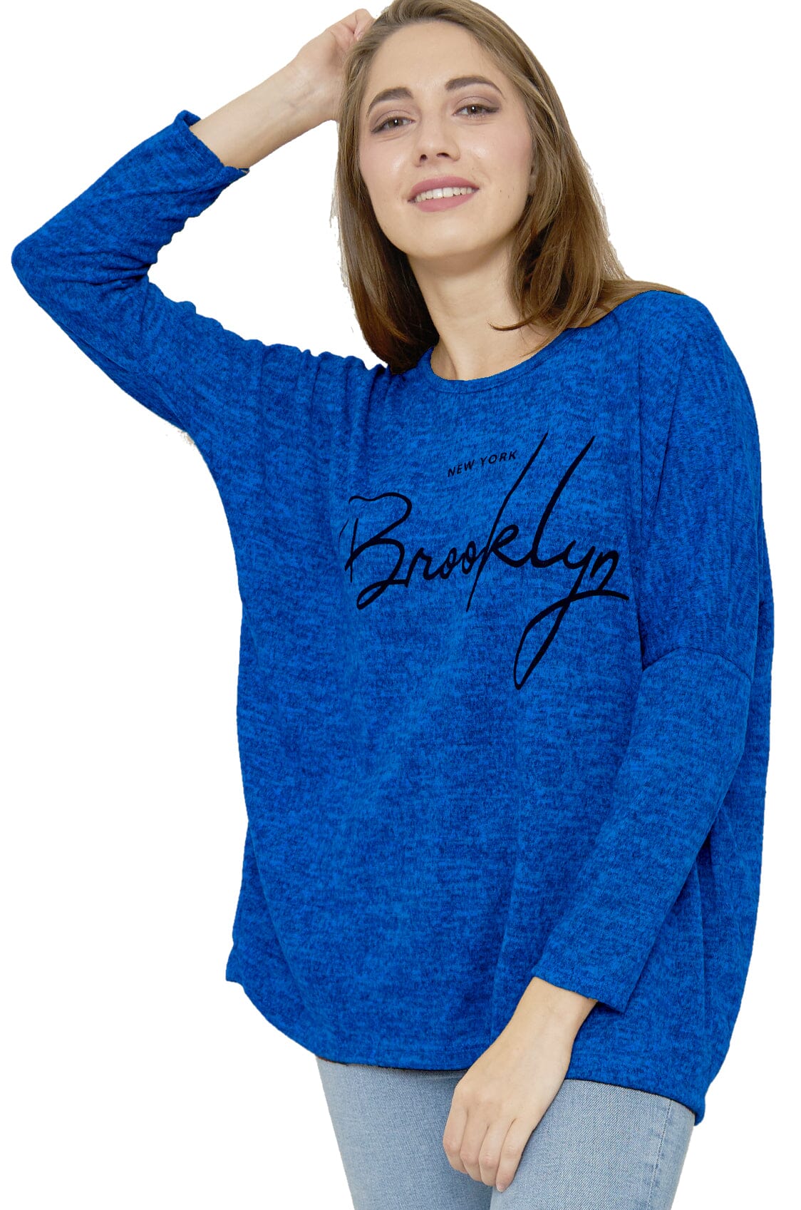 Sweat-Pull Style Oversize imprimé Brooklyn sweat-pull