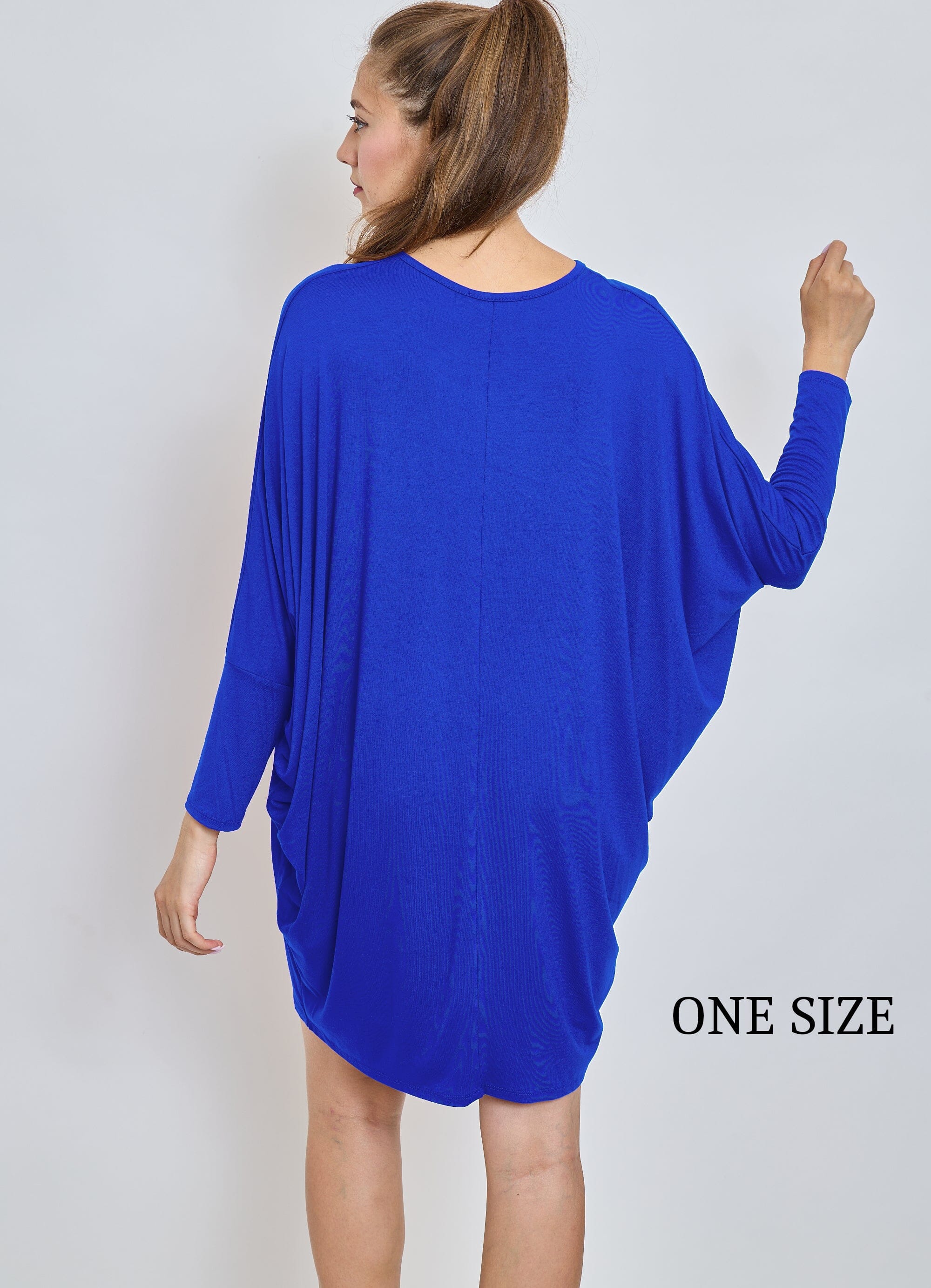 Tunique Robe Manche Longue Oversize Taille Unique - Femme Robe