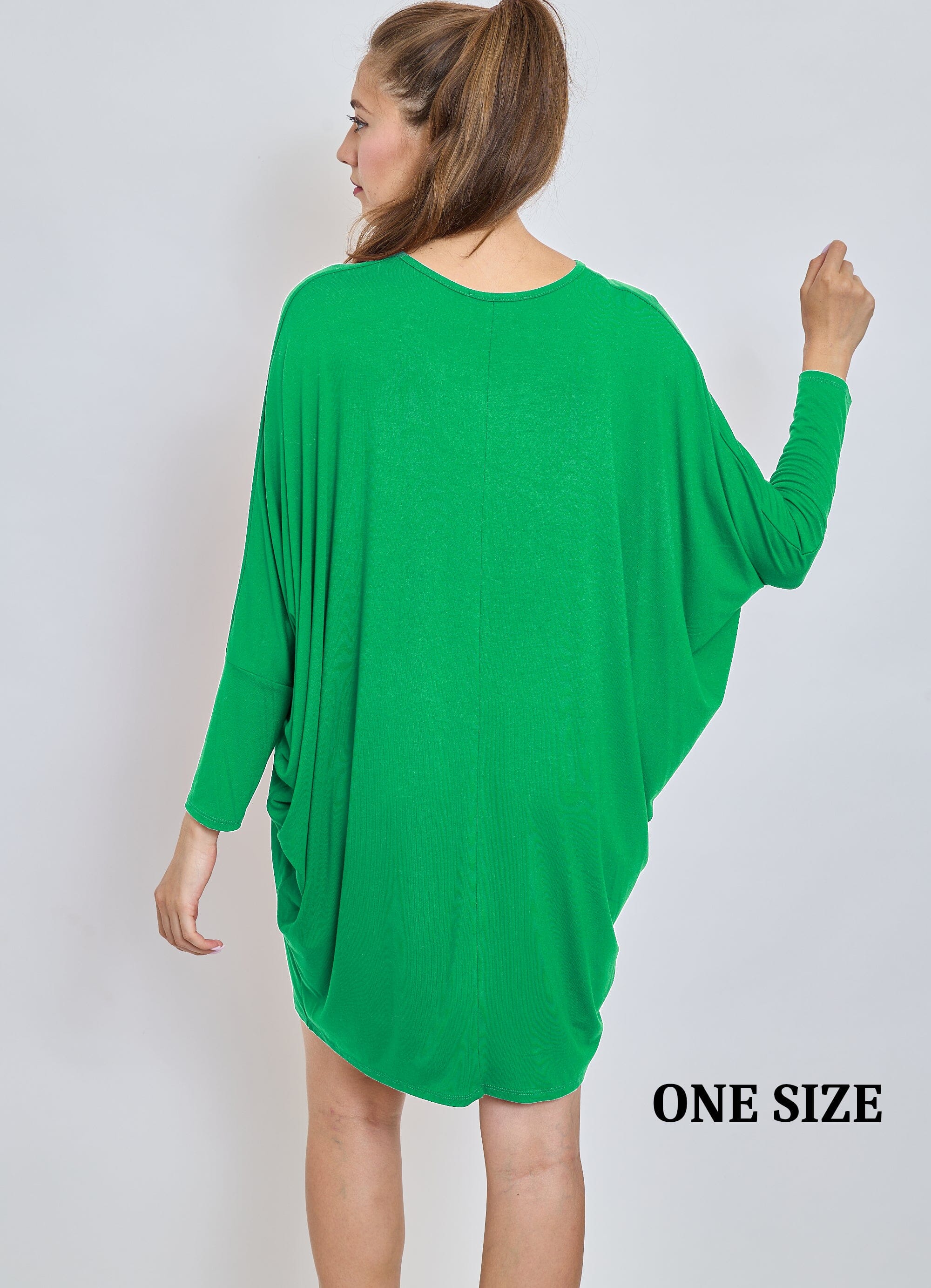 Tunique Robe Manche Longue Oversize Taille Unique - Femme Robe
