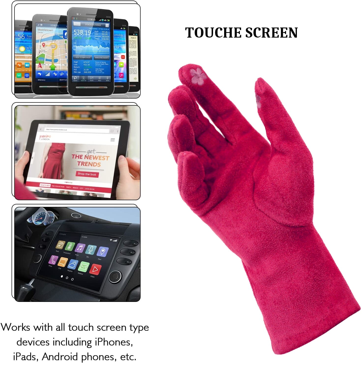 Gants femme chaud Gant