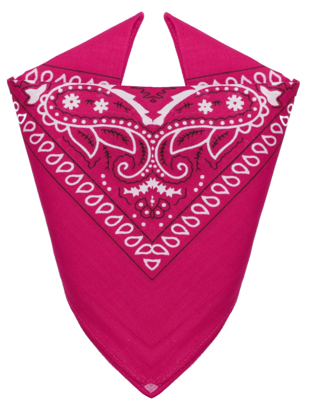 Bandanas 100% Coton avec motif Paisley pour Homme Femme Bandana