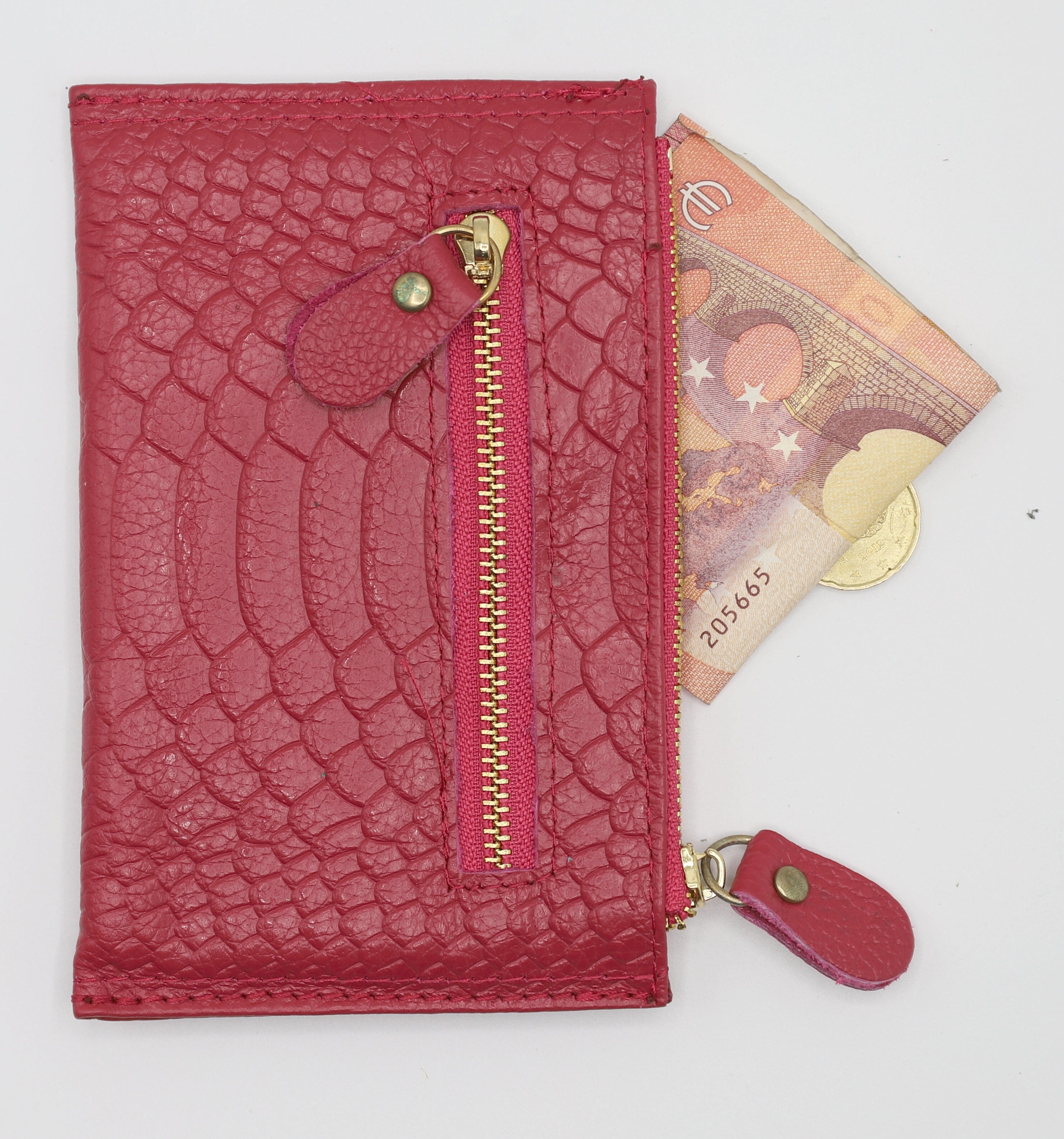 Porte Monnaie en Cuir de Vachette Porte Monnaie