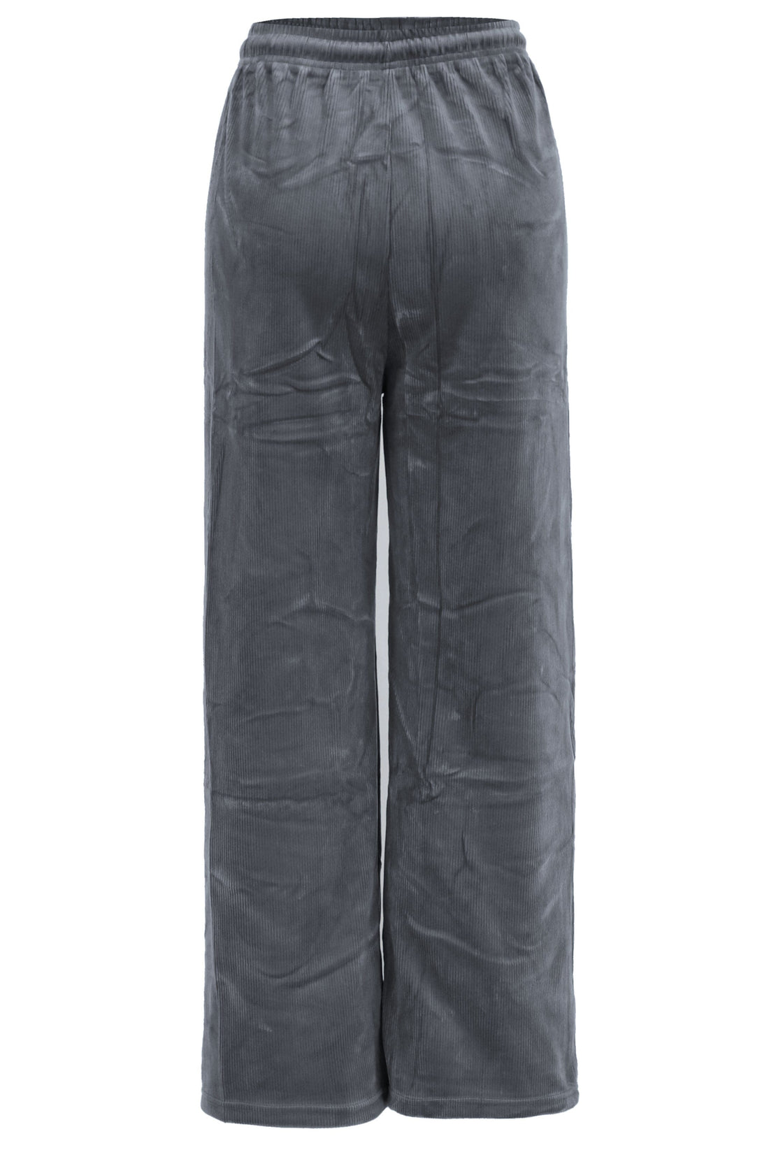 Pantalon Large en Velours Côtelé, Taille Haute Elastique pantalon