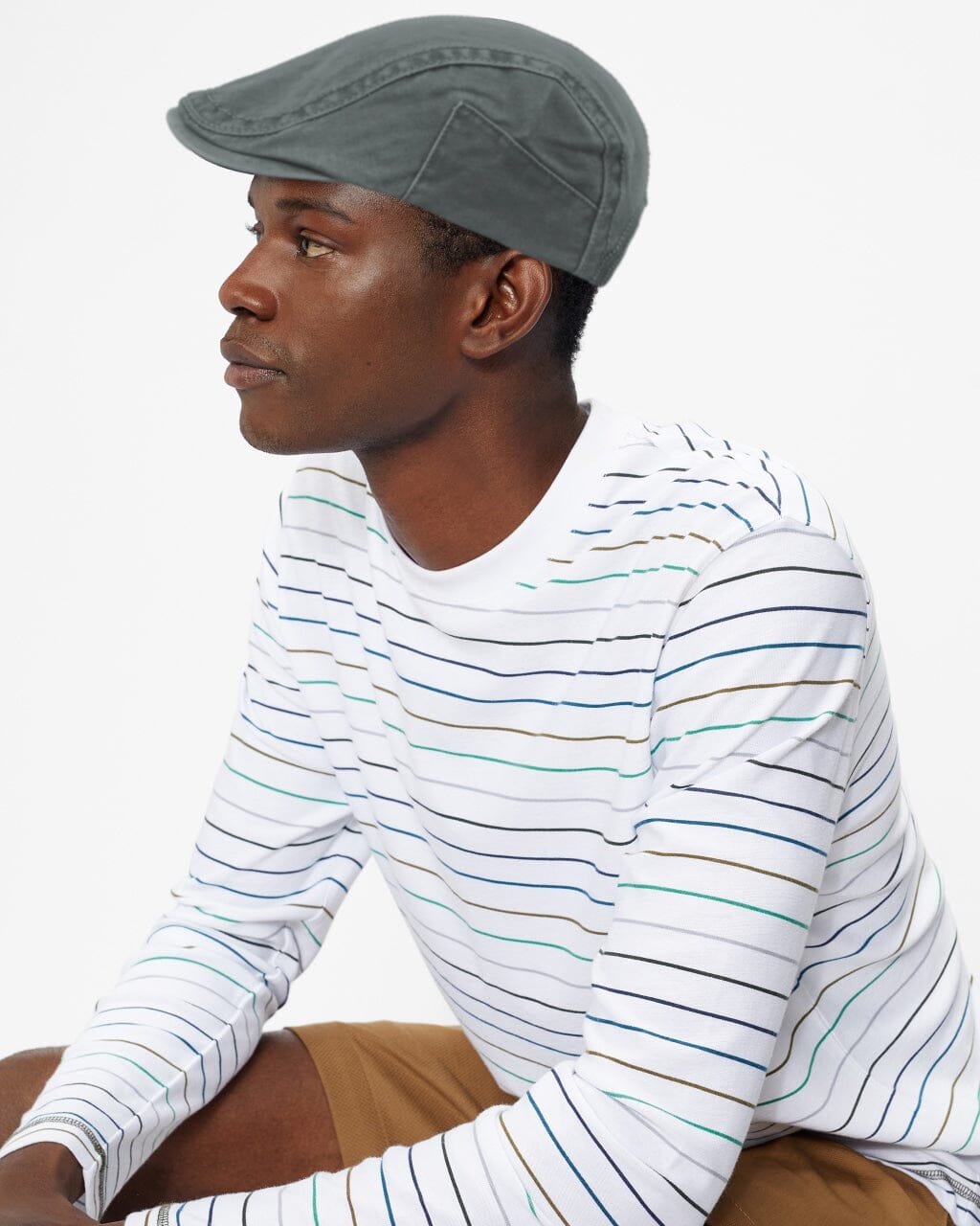 Béret homme coton délavé beret