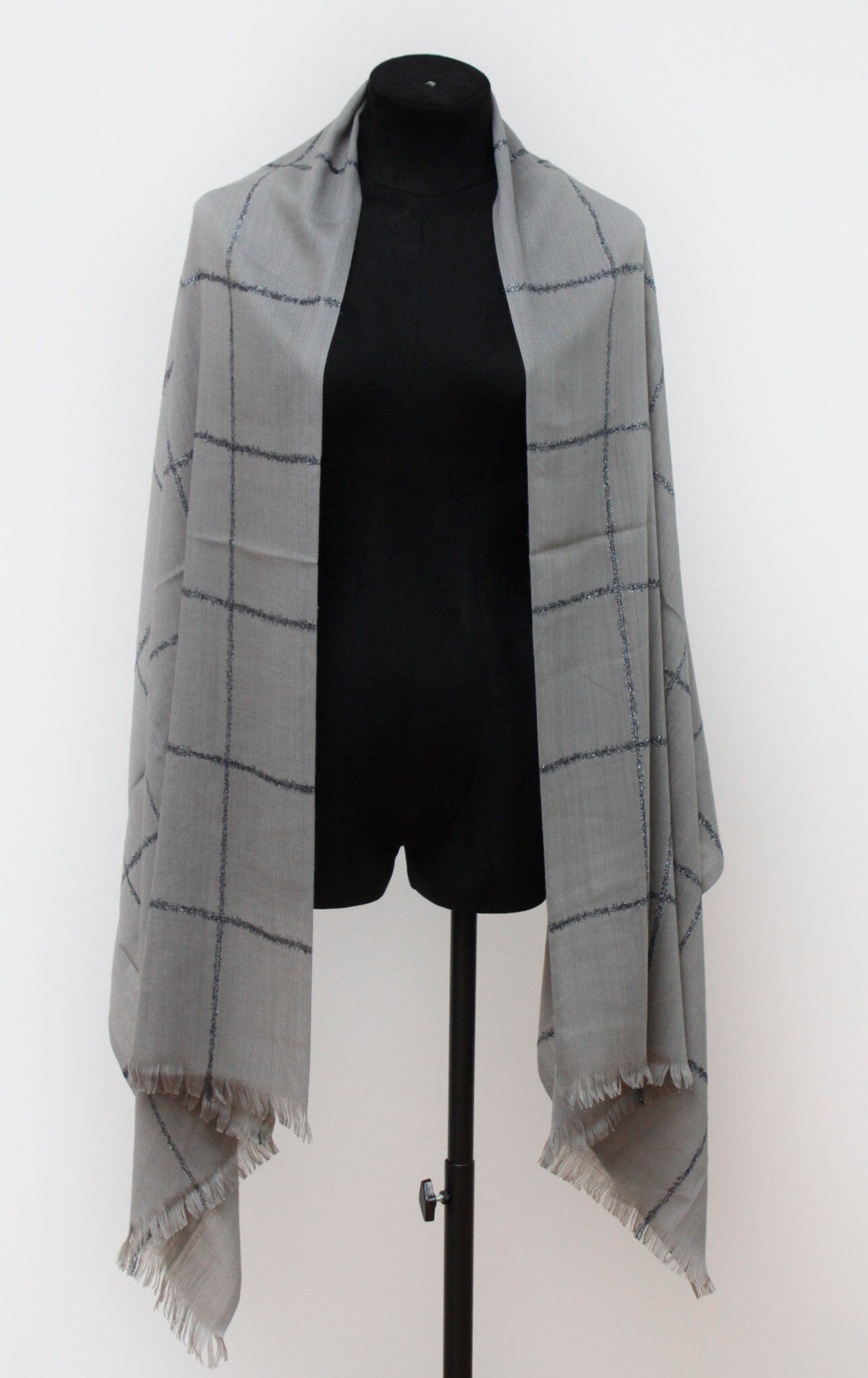 Echarpe Carreaux Pailletée foulard