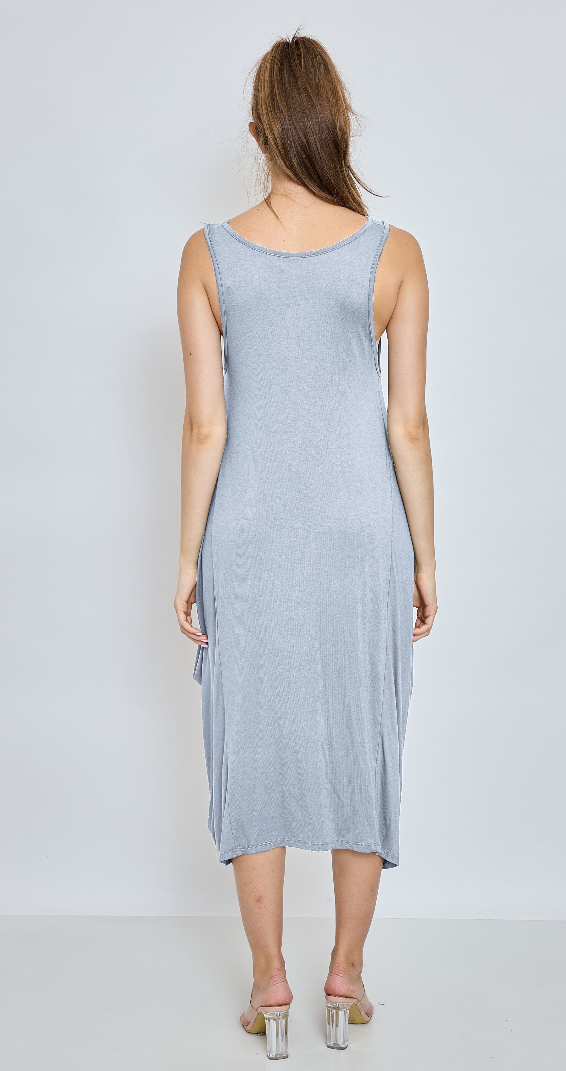 Robe débardeur longue style Oversize Robe