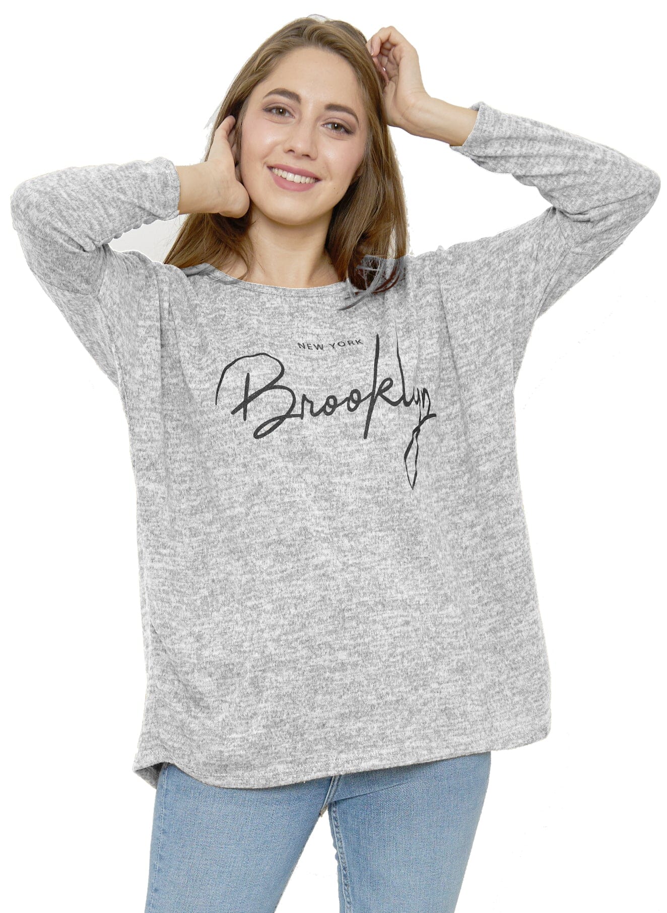 Sweat-Pull Style Oversize imprimé Brooklyn sweat-pull
