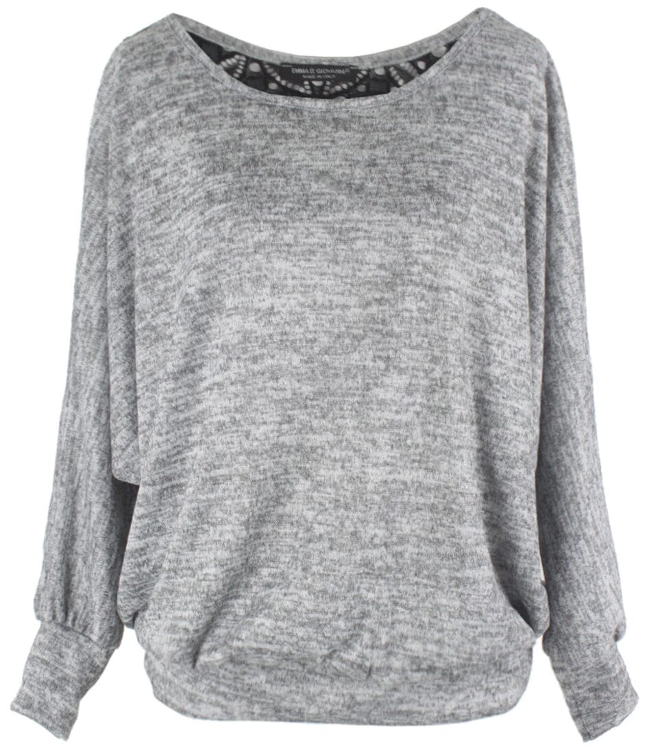 Pull femme dos dentelle sweat-pull