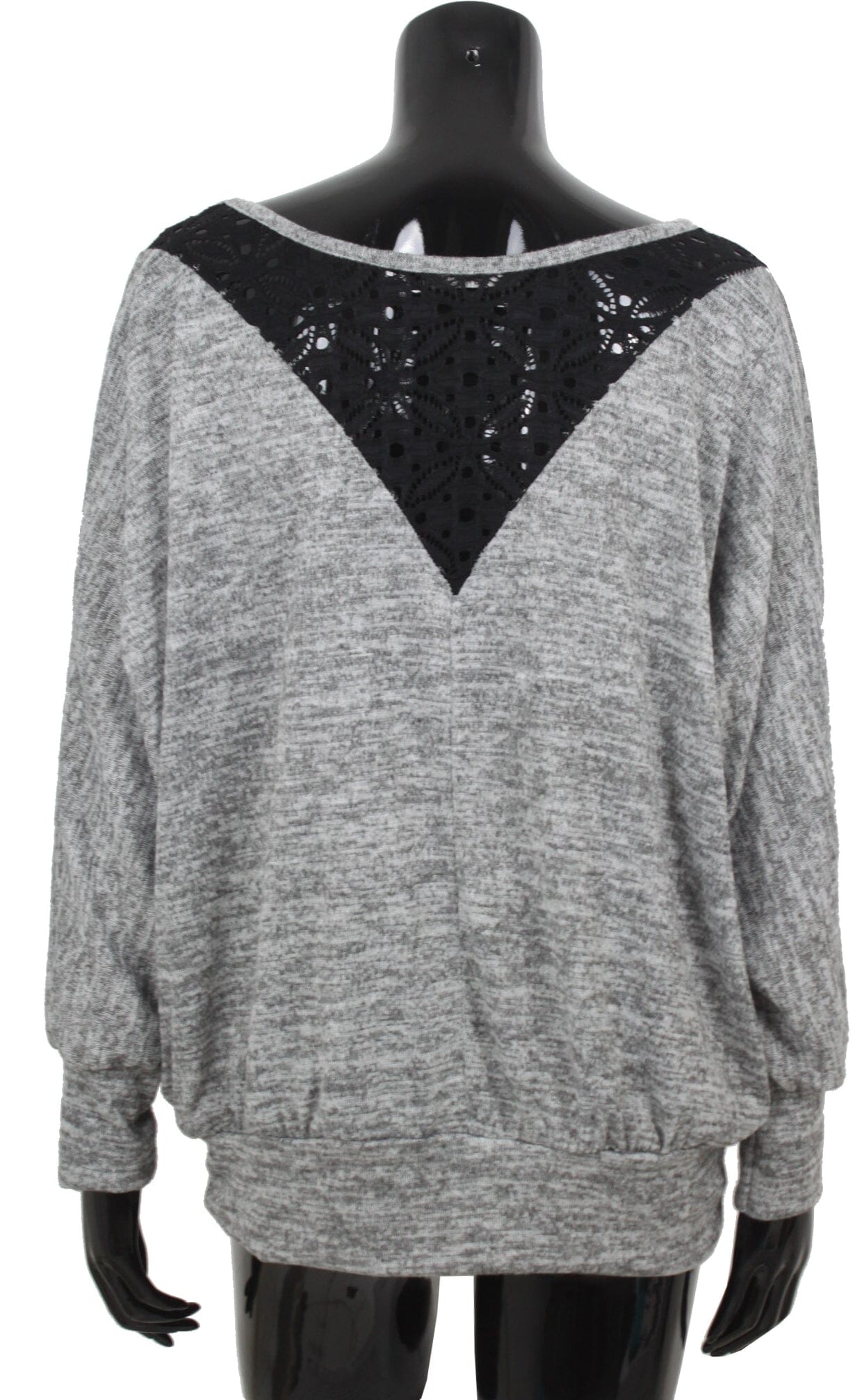 Pull femme dos dentelle sweat-pull