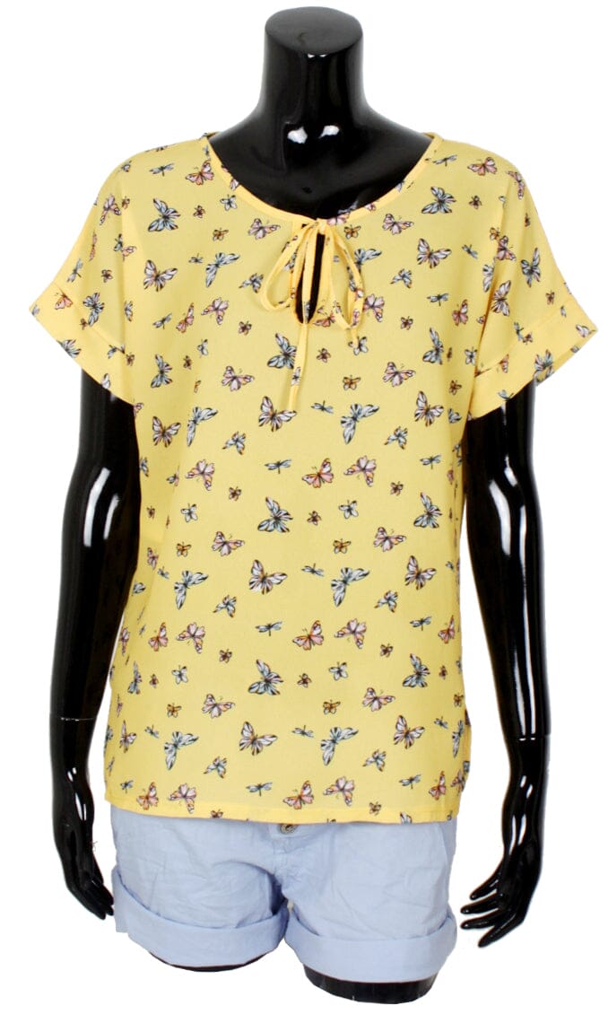 Chemisier voile imprimé haut