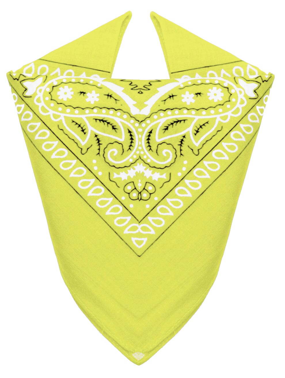 Bandanas imprimé Jaune Bandana