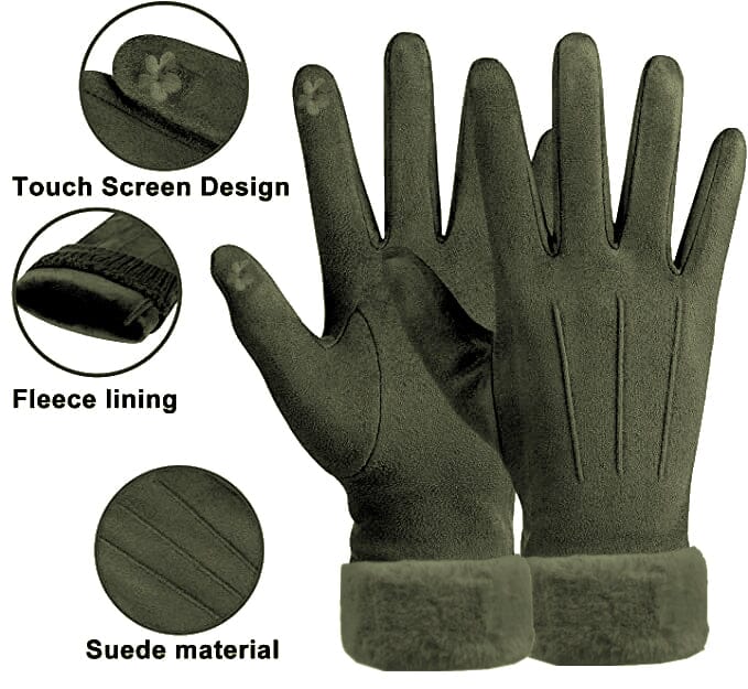 Moufle Fourrure femme Gant