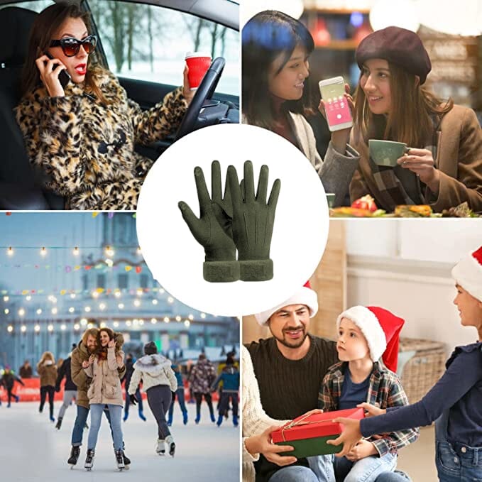 Moufle Fourrure femme Gant