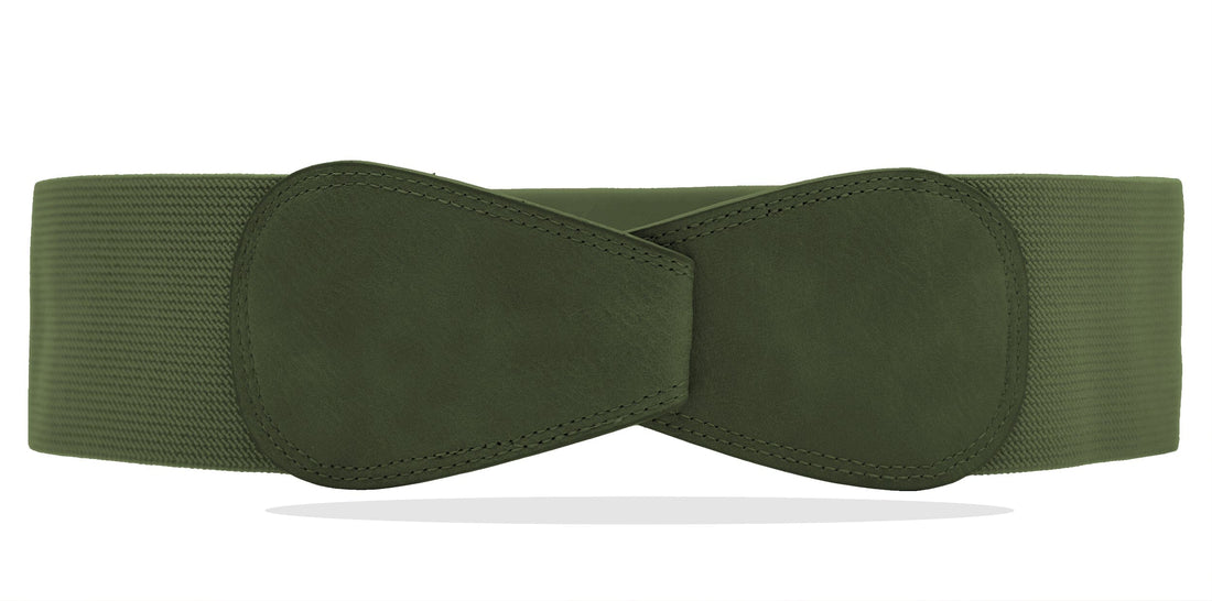 Ceinture large (Khaki) - femme ceinture