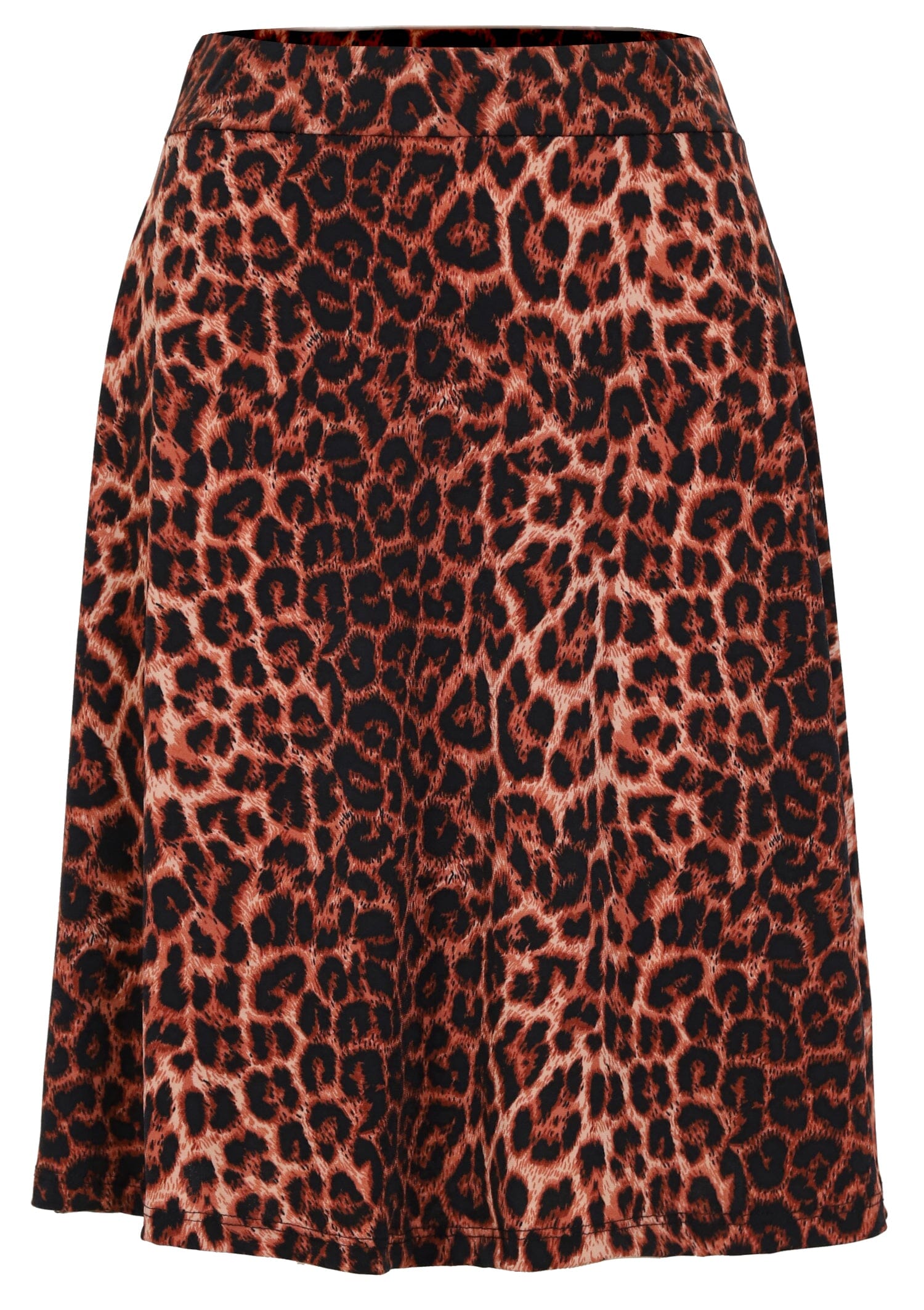 Jupe fleurie léopard jupe