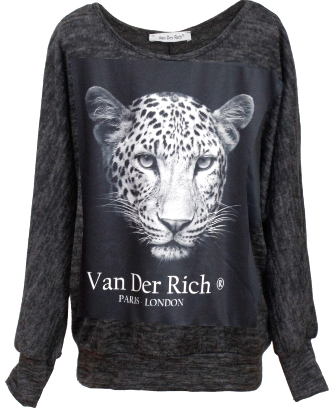 Sweat-Pull Ample imprimé Animal-Leopard sweat-pull