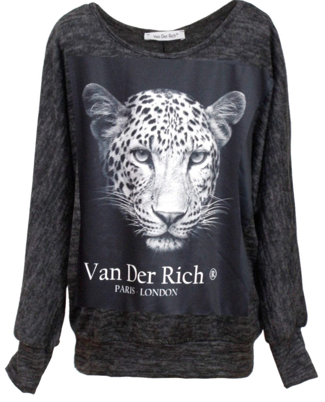 Sweat-Pull Ample imprimé Animal-Leopard sweat-pull