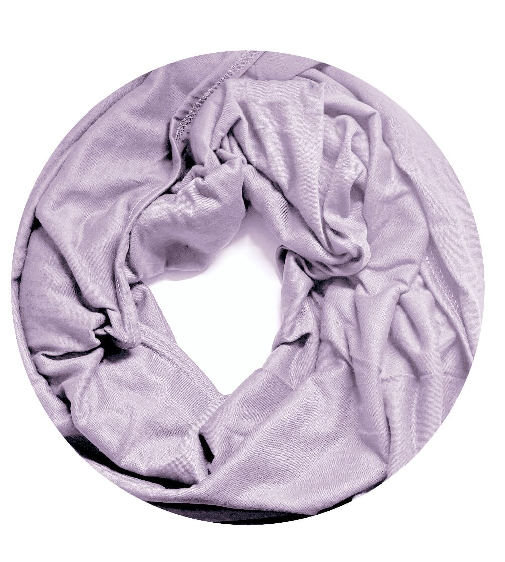 Écharpe Tube Unicolore Confortable Mode Mi-Saison foulard Lila
