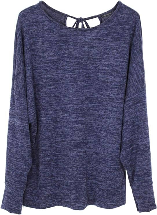 Pull femme marine sweat-pull